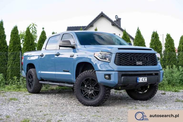 Toyota Tundra Nasza główna siedziba znajduje się w Warszawie. Posiadamy również oddział w Katowicach. Oferujemy możliwość transportu dowolnego pojazdu pomiędzy naszymi oddziałami. Zapraszamy do zapoznania się z pełną ofertą na stronie autosearch.pl.